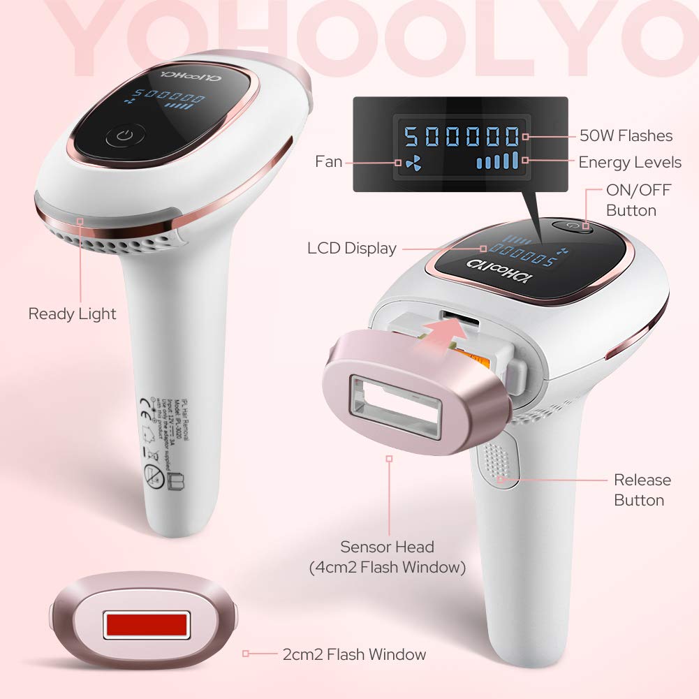 Yosemy IPL Hair Removal Device, IPL Laser Hair Removal Device